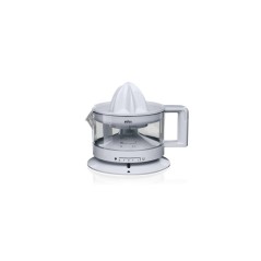 Braun Tribute Collection CJ 3000 Citrus Press - 5 Pulp Control Settings & Reverse Function - Sleek White Design